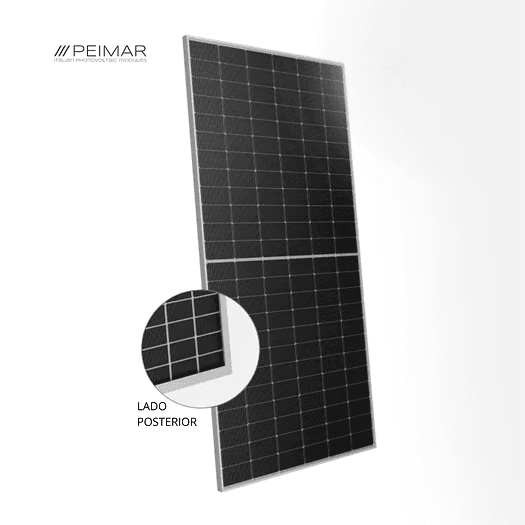 Panel Solar Peimar Bifacial 580W Monocristalino | Panel Fotovoltaico Alta Eficiencia