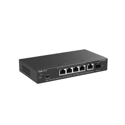 Switch Ruijie Reyee RG-ES206MG-P PoE 2.5G Cloud | 5 Puertos Multi-Gigabit + 10G Uplink - imagen 1