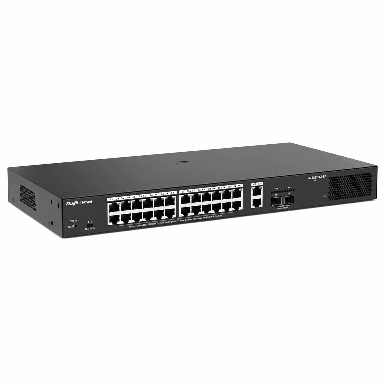 Switch Ruijie Reyee RG-ES228GS-LP PoE Cloud | 28 Puertos Gigabit | Gestionable Empresarial