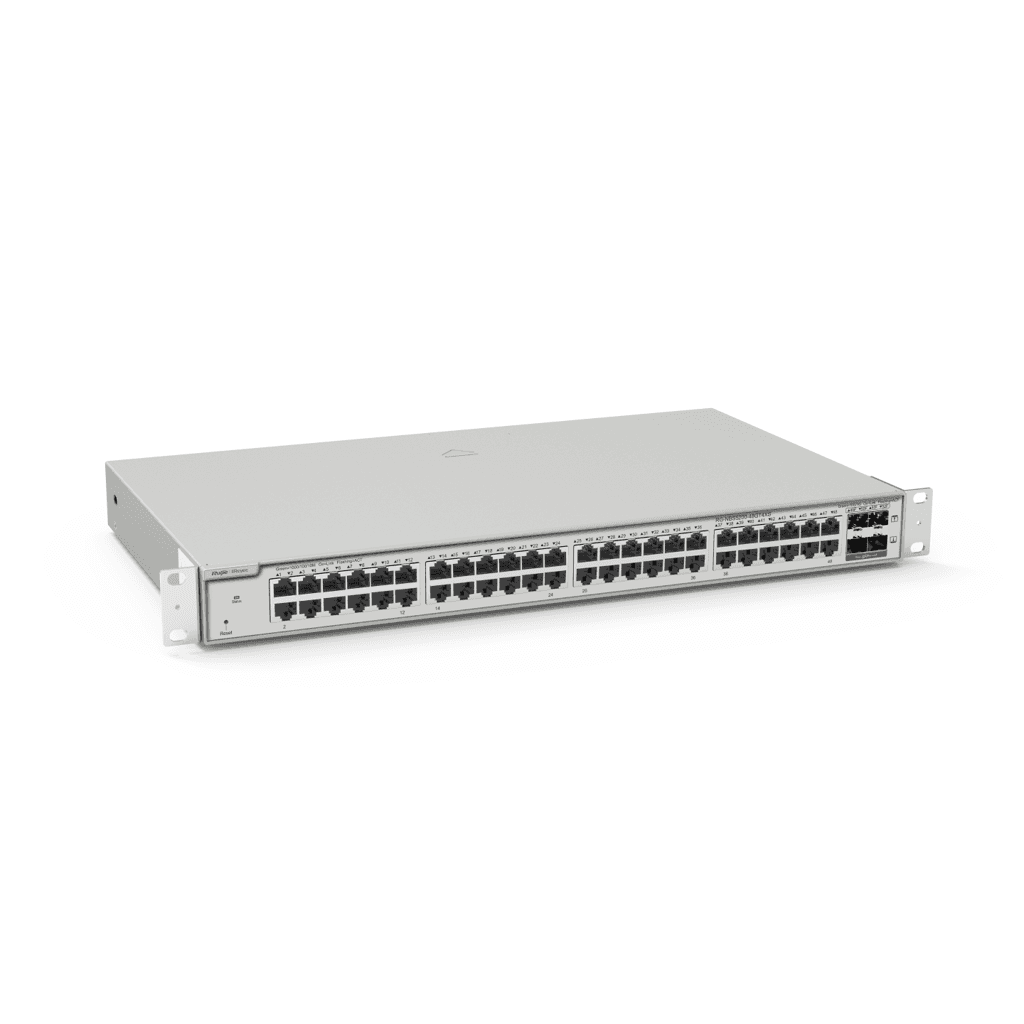 Switch Ruijie Reyee RG-NBS5200-48GT4XS L3 | 48 Puertos Gigabit + 4 Uplink 10G SFP+ | Core Empresarial