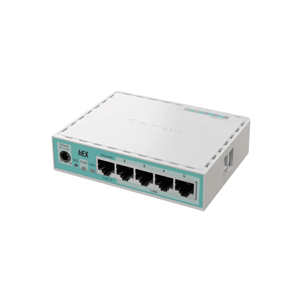 Router MikroTik E50UG hEX Gigabit 5 Puertos | Nuevo RouterBOARD Alto Rendimiento ISP