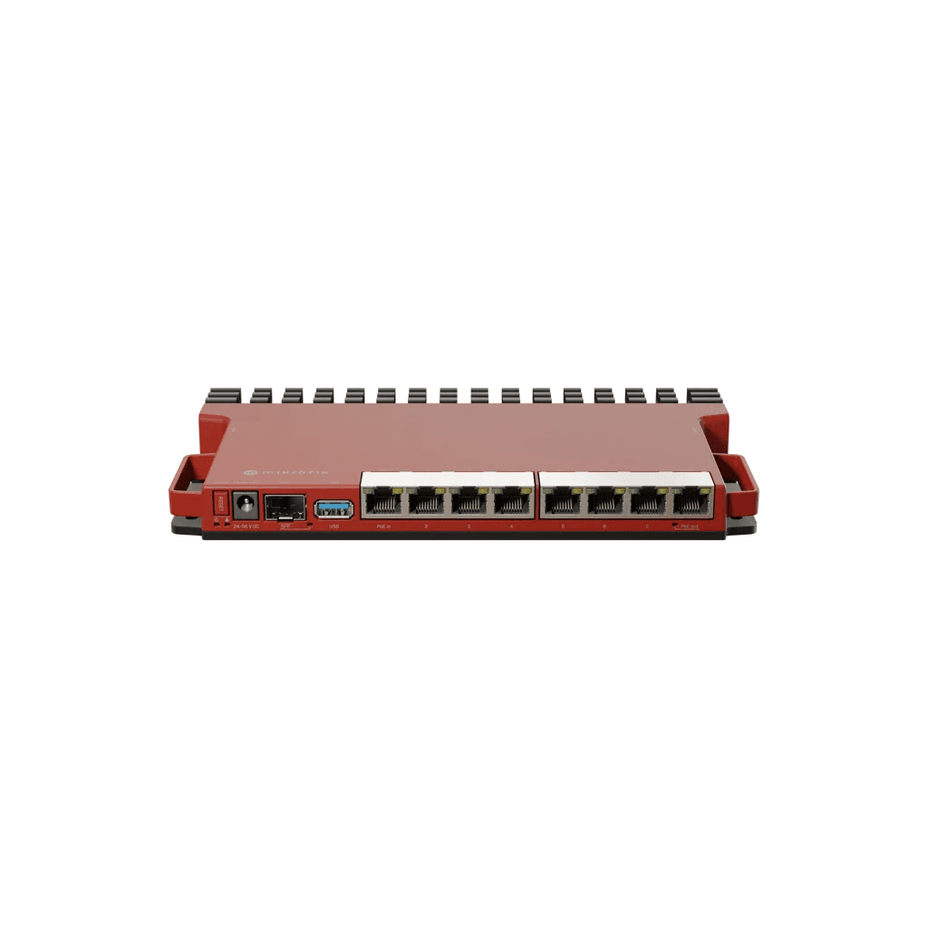 Router MikroTik L009UIGS-RM Gigabit Rack 5 Puertos + SFP | Doble Núcleo 512MB RAM Profesional
