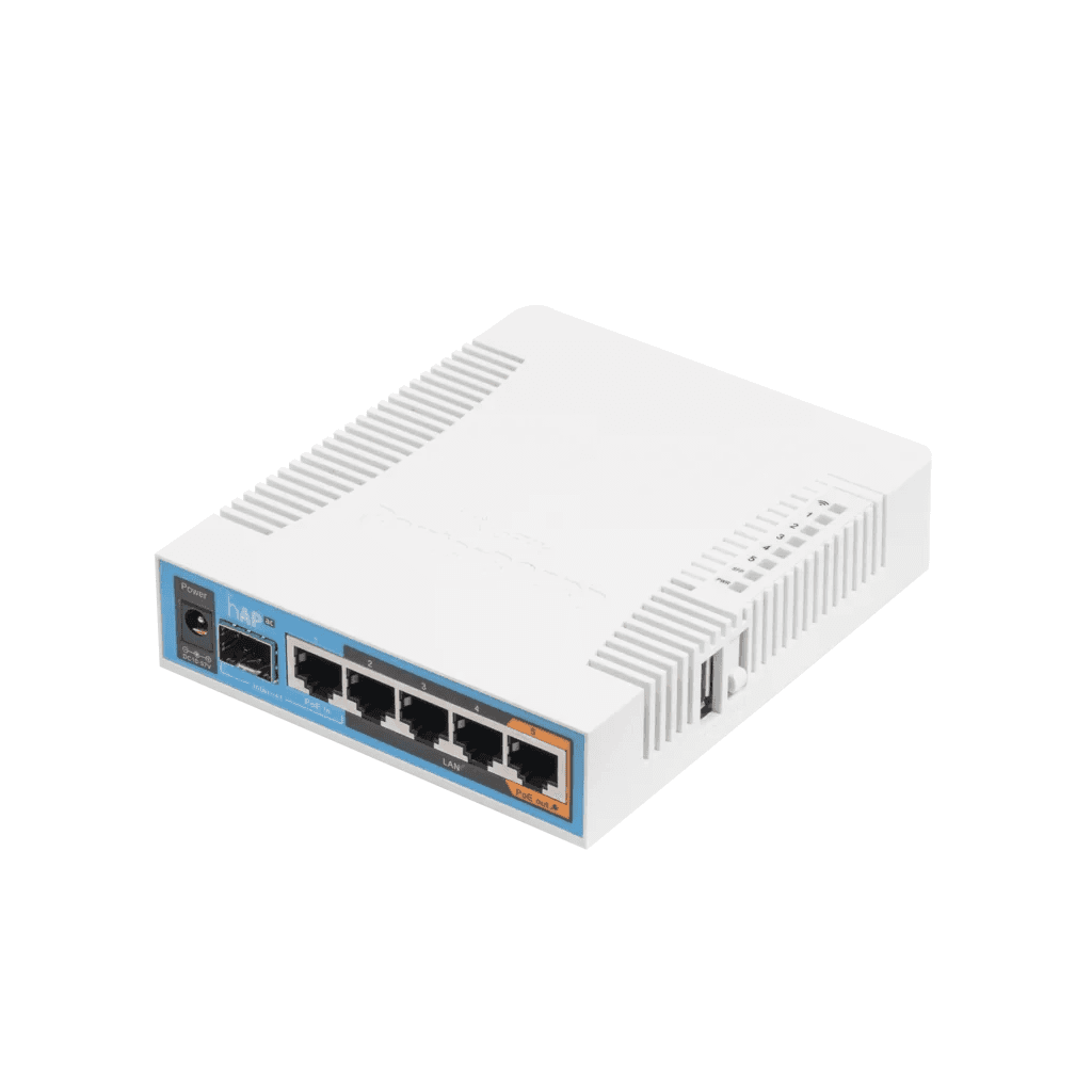 Router MikroTik RB962UiGS-5HacT2HnT hAP ac WiFi Dual Band Gigabit + SFP | RouterBOARD Profesional