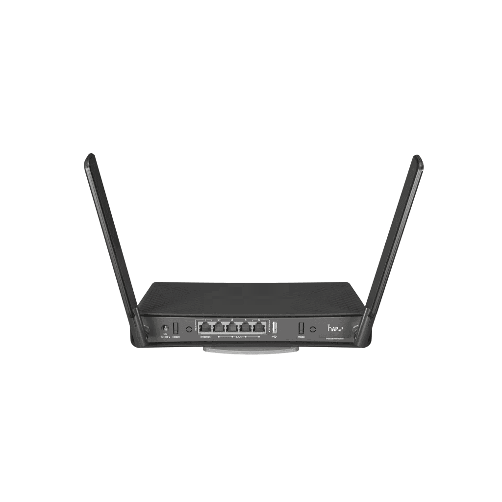 Router MikroTik hAP ac³ WiFi Dual Band Gigabit 5 Puertos | Alto Alcance y Rendimiento Profesional