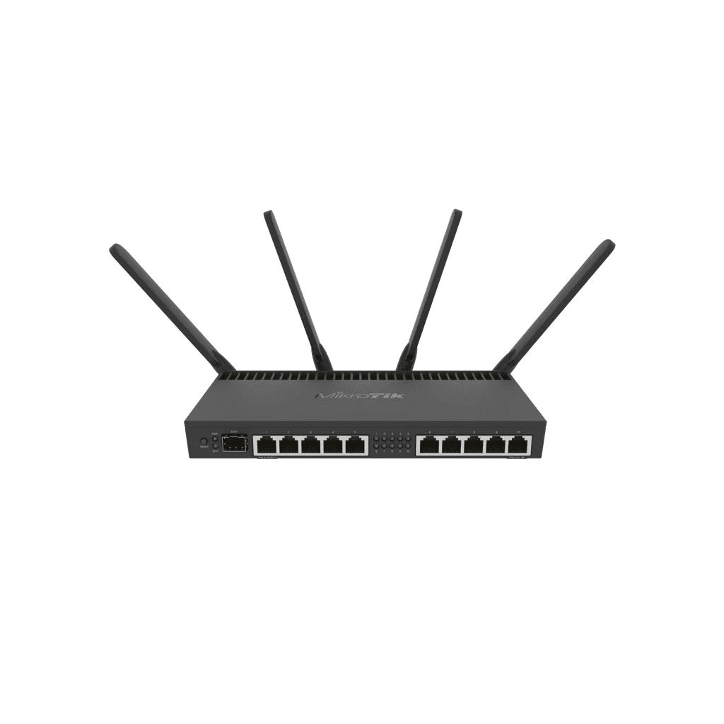 Router MikroTik RB4011iGS+5HacQ2HnD-IN WiFi Dual Band Gigabit + SFP+ | Alto Rendimiento Profesional
