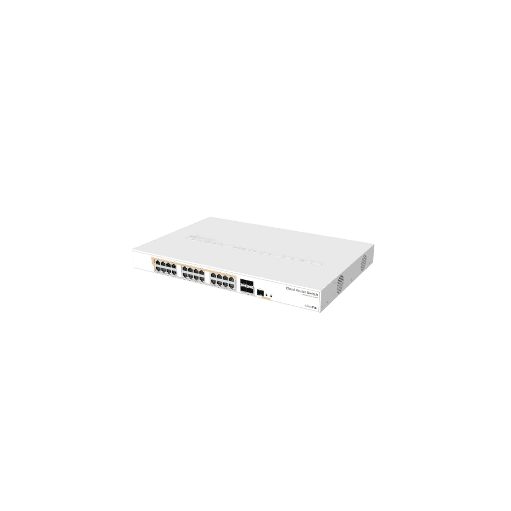 Switch MikroTik CRS328-24P-4S+RM PoE+ 24 Puertos Gigabit + 4 SFP+ 10G | Cloud Router Switch Rack