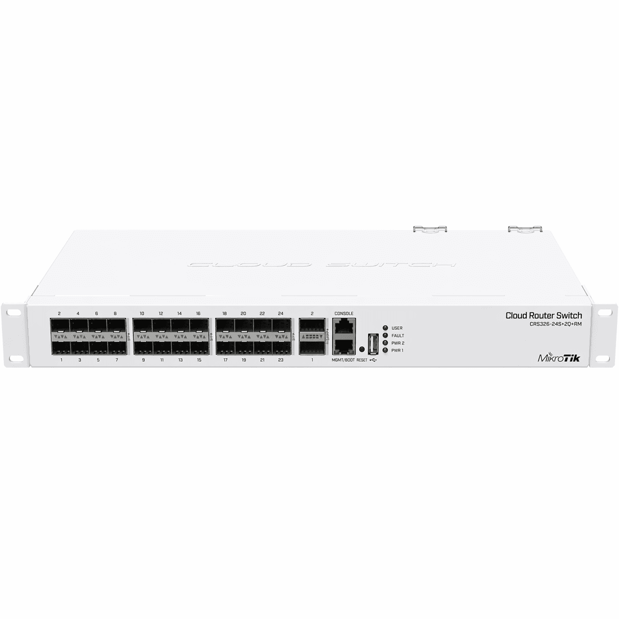 Switch MikroTik CRS326-24S+2Q+RM 24x SFP+ 10G + 2x QSFP+ 40G | Backbone y Agregación Profesional
