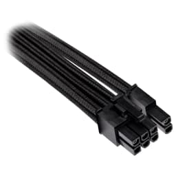 CABLE CORSAIR PCIE INDIVIDUAL PREMIUM TIPO 4 GEN 4 NEGRO - imagen 1