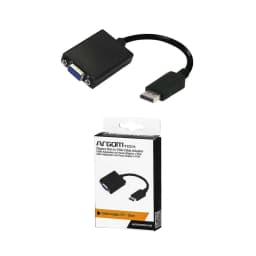 CABLE ARGOM DISPLAY PORT TO VGA 15CM NEGRO - imagen 1