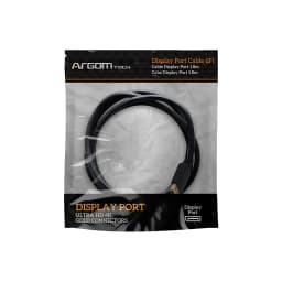 CABLE ARGOM DISPLAY PORT TO DISPLAY PORT M-M 1.8MTS NEGRO - imagen 1