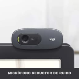 WEBCAM LOGITECH C270 NEGRO USB 1280X720-30FPS-3MP PLUG AND PLAY - imagen 2
