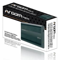 ENCLOSURE ARGON AC-1033 2.5INC. SATA USB 3.0 NEGRO - imagen 1