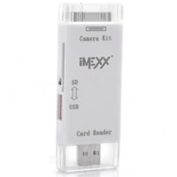 CARD READER IMEXX USB AND CAMARA FOR IPAD 2-3 - imagen 1