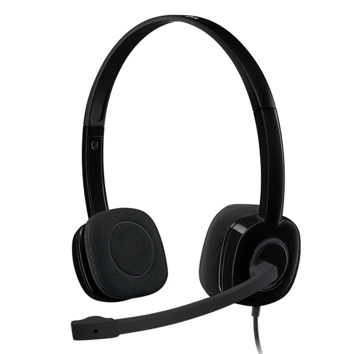 HEADSET LOGITECH H151 STEREO WIRED 1.8MTS CONEXION 3.5MM NEGRO