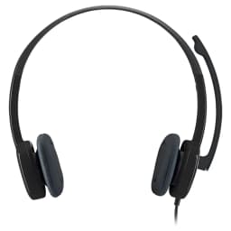 HEADSET LOGITECH H151 STEREO WIRED 1.8MTS CONEXION 3.5MM NEGRO - imagen 1