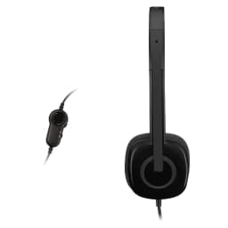 HEADSET LOGITECH H151 STEREO WIRED 1.8MTS CONEXION 3.5MM NEGRO - imagen 2