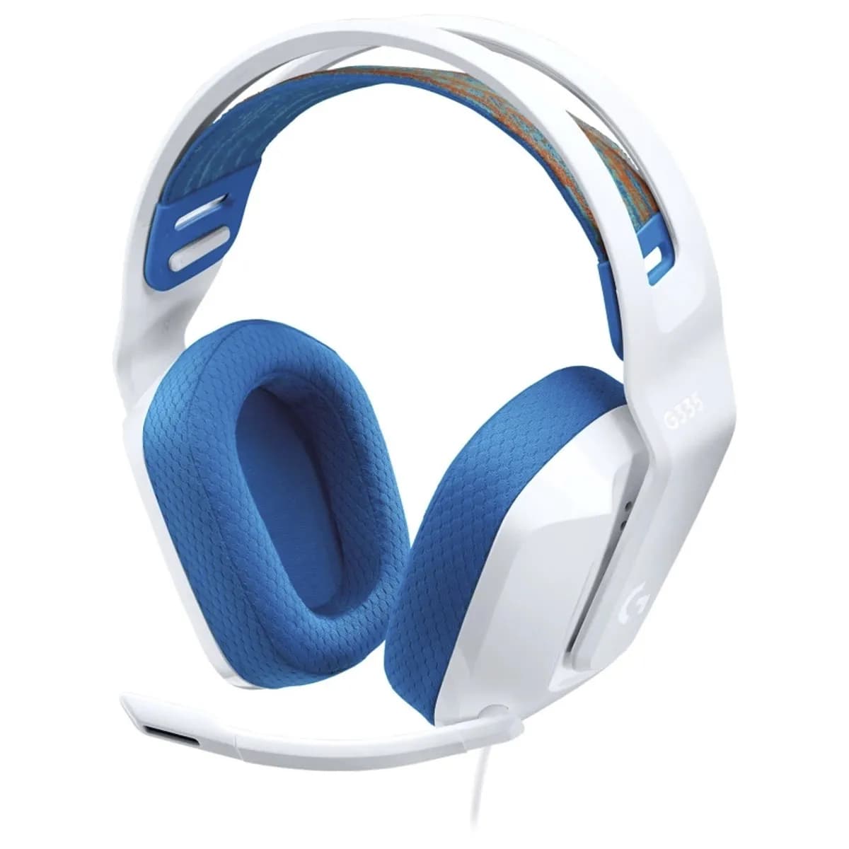 HEADSET LOGITECH GAMING G335 WIRED STEREO FOR PC PS4-5 XBOX BLANCO