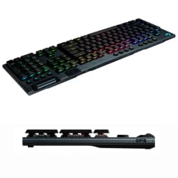 TECLADO LOGITECH GAMING G915 WIRELESS RGB LIGHTSPEED FOR GAMING NEGRO - imagen 1
