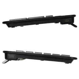 COMBO TECLADO-MOUSE RECARGABLE MULT. QUASAD QC-4583G WIRELESS NEGRO - imagen 1