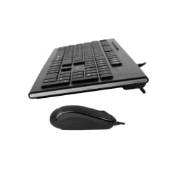 COMBO TECLADO-MOUSE QUASAD WIRED 1.5MTS QC-4400U NEGRO - imagen 1