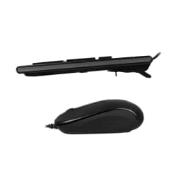 COMBO TECLADO-MOUSE QUASAD WIRED 1.5MTS QC-4400U NEGRO - imagen 3