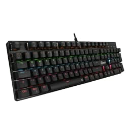 TECLADO QUASAD QKM-G80 MECANICO FULL SIZE LIGHTING 9LIGHT MODES SCROLLING WIRES USB-A NEGRO - imagen 1