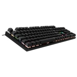 TECLADO QUASAD QKM-G80 MECANICO FULL SIZE LIGHTING 9LIGHT MODES SCROLLING WIRES USB-A NEGRO - imagen 2