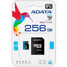 MICRO-SDHC ADATA 256GB WITH ADAPTER UHS-I CLASS 10 - imagen 1