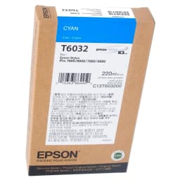CARTUCHO EPSON T603200 STYLUS PRO 7800-7880-9800-9880 CIAN 220ML - imagen 1