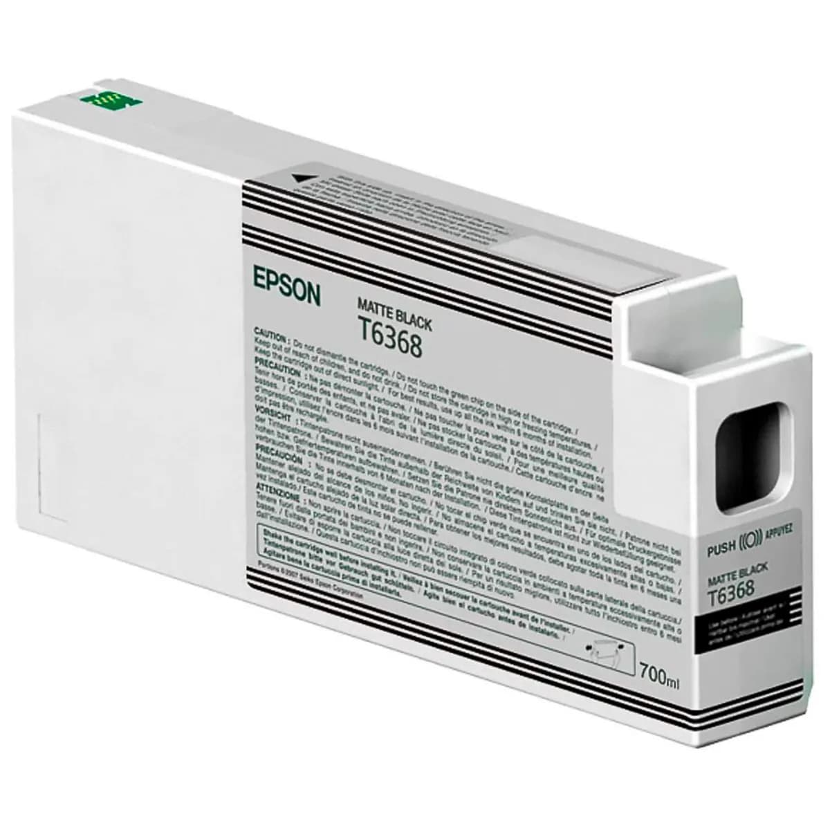 CARTUCHO EPSON T636800 STYLUS PRO 7900-9900-WT7900-7700-9700 MATTE NEGRO-700ML