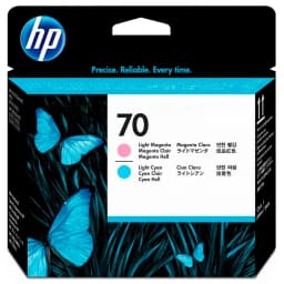 CARTUCHO DESIGNJET HP 70 LIGHT MAGENTA-LIGHT CIAN - imagen 1