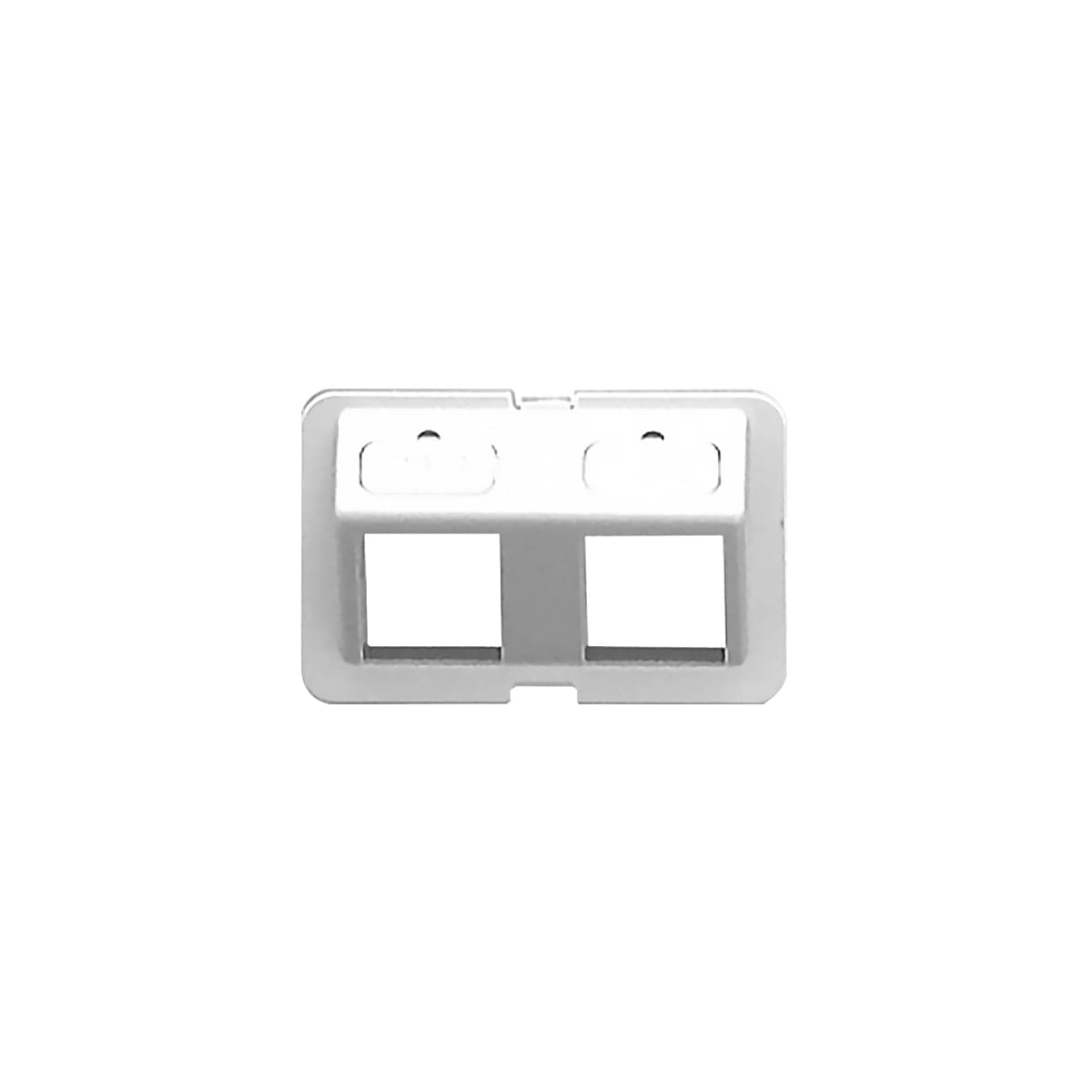 BEZEL ANGLED 2 PORT BLANCO