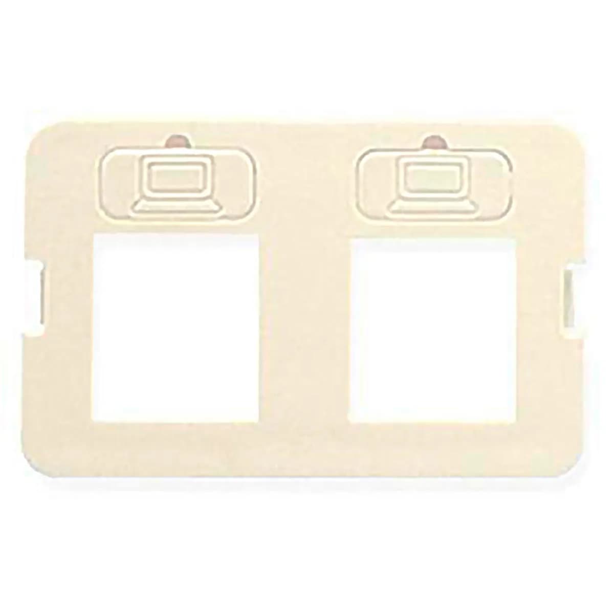 BEZEL ELITE 2 PORT FLAT BLANCO