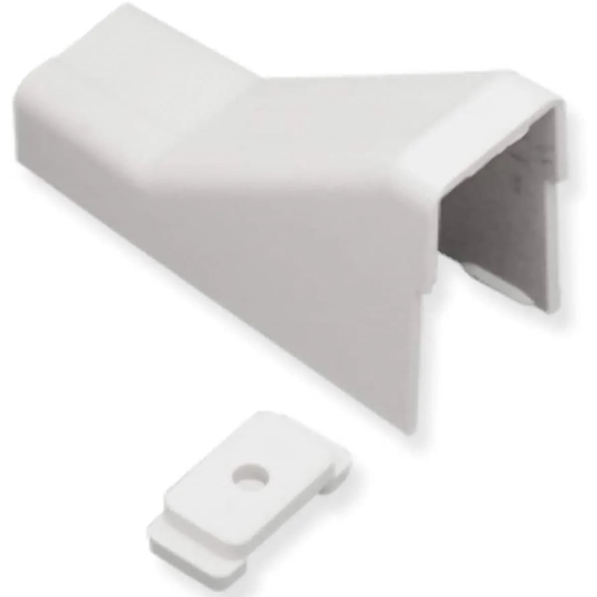 CEILING ENTRY RACEWAY 1 1-4 BLANCO (10SETS-BAGS)
