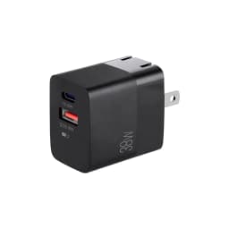 CARGADOR DE PARED ARGOM 38W PRO PD TYPE-C USB ARG-AC-0122BK BLACK - imagen 1