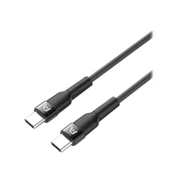 CABLE ARGOM CB-0047BK TYPE-C TO TYPE-C 65 W NYLON 1.8M BLACK - imagen 2