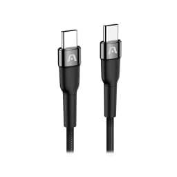 CABLE ARGOM CB-0049BK TYPE-C TO TYPE-C 100W NYLON BRAIDED DURA SPEED 1.8M BLACK - imagen 3