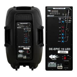 PARLANTE DE-EPIC-15 LED 15INCH 130000 WATTS NEGRO - imagen 2
