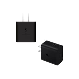 CARGADOR DE PARED SAMSUNG EP-T4511XBE 45W USB-C NEGRO-CABLE - imagen 1