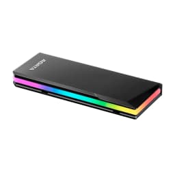 CASE ADATA FOR HDD-SSD EC700G M.2 PCIESATA USB3.2 GEN2 WITH RGB LIGHTING - imagen 1