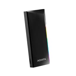 CASE ADATA FOR HDD-SSD EC700G M.2 PCIESATA USB3.2 GEN2 WITH RGB LIGHTING - imagen 2