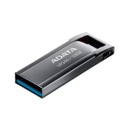 FLASH MEMORY ADATA 128GB-UR340 USB3.2 PLATA - imagen 2
