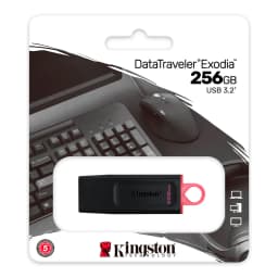 FLASH MEMORY KINGSTON DATA TRAVELE EXODIA DTX 256GB USB 3.2 - imagen 2