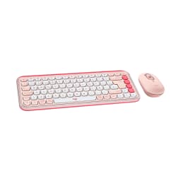 TECLADO LOGITECH BLUETOOH COMBO POP ICON INAL ROSE - imagen 1