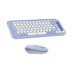 TECLADO LOGITECH BLUETOOH COMBO POP ICON INAL LILAC - imagen 2