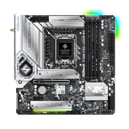 MBO ASROCK B760M STEEL LEGEND 13va. LGA1700 DDR5 WIFI HDMI DP M.2 15USB PCIE5.0 mATX - imagen 1