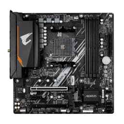 MBO GIGABYTE B550M AORUS ELITE AX AM4 RYZEN 5000 4DDR4 WIFI BT DVI-D HDMI 2M.2 USB3.2 PCIE4.0 MATX - imagen 1