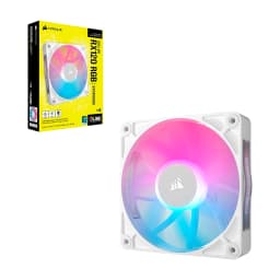 FAN SINGLE CORSAIR iCUE LINK RX120 RGB 120mm PWM Expansion white - imagen 1