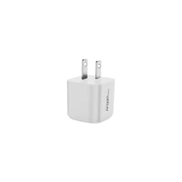 WALL CHARGER ARGOM 20W CARGA RAPIDA CONECTOR NANO TYPE-C INDICADOR LED BLANCO - imagen 1