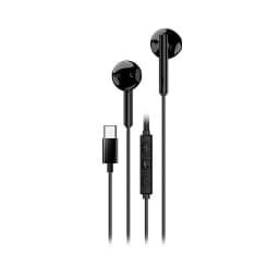 AUDIFONO CON MICROFONO GENIUS HS-M366 IN-EAR USB-C 360 Rotating Cllip Black - imagen 1